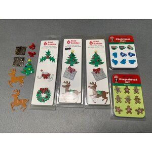 Christmas-Themed Brad Buddies & Hot Off The Press Brads Set
